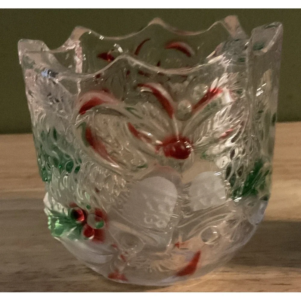 Celebrations Mikasa Holiday Bells Collection Rystal Votive Holder, 3.25 In‎